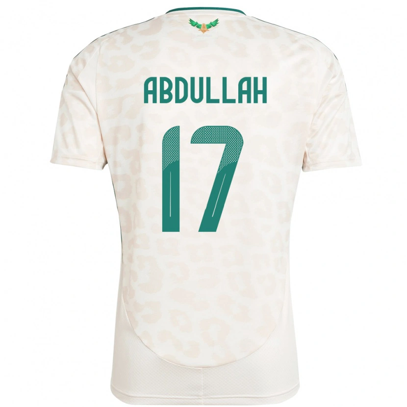 Danxen Barn Saudi-Arabien Salem Abdullah #17 Vit Bortatröja Matchtröjor 24-26 Tröjor T-Tröja