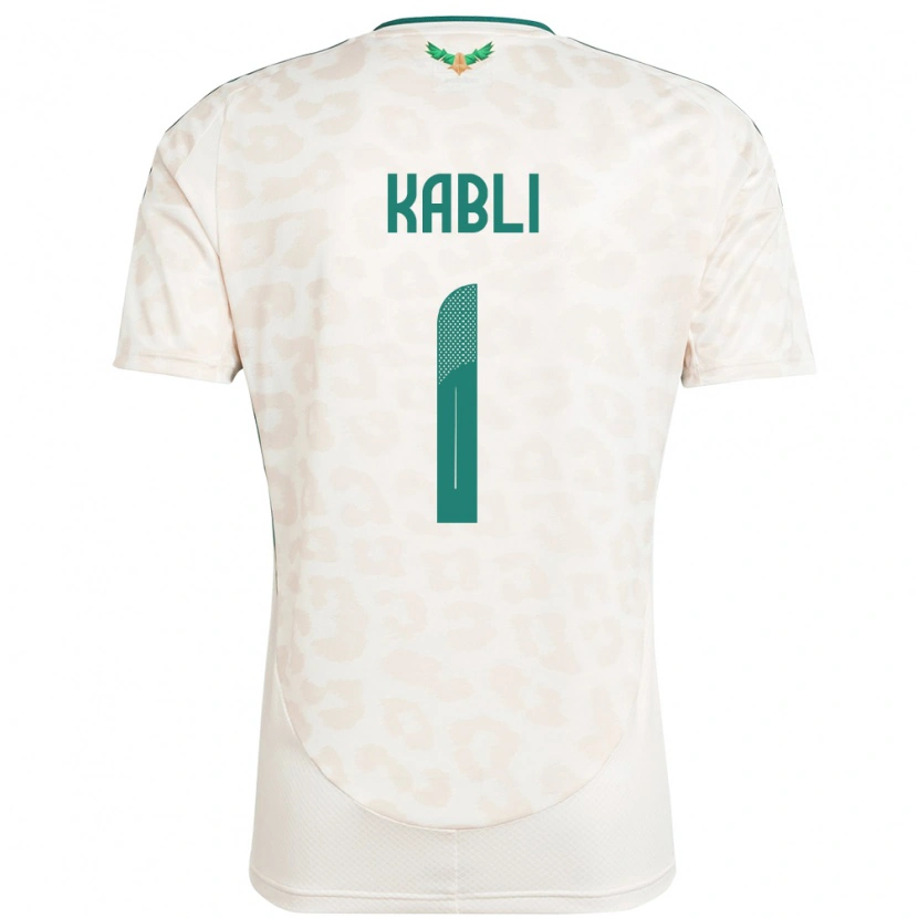 Danxen Barn Saudi-Arabien Bader Kabli #1 Vit Bortatröja Matchtröjor 24-26 Tröjor T-Tröja