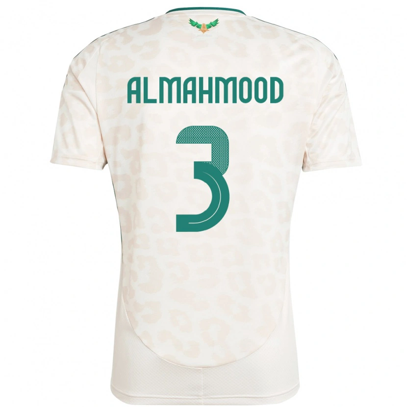Danxen Barn Saudi-Arabien Mohammed Almahmood #3 Vit Bortatröja Matchtröjor 24-26 Tröjor T-Tröja
