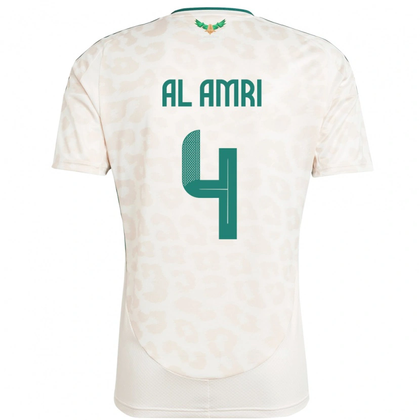 Danxen Barn Saudi-Arabien Abdulelah Al Amri #4 Vit Bortatröja Matchtröjor 24-26 Tröjor T-Tröja