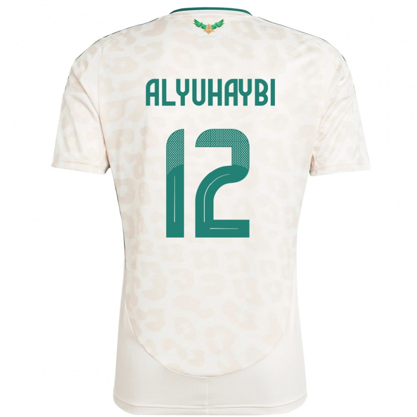 Danxen Barn Saudi-Arabien Ammar Alyuhaybi #12 Vit Bortatröja Matchtröjor 24-26 Tröjor T-Tröja