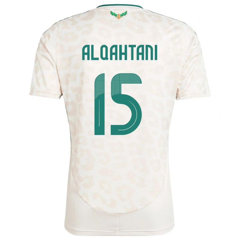 Danxen Barn Saudi-Arabien Mohammed Alqahtani #15 Vit Bortatröja Matchtröjor 24-26 Tröjor T-Tröja
