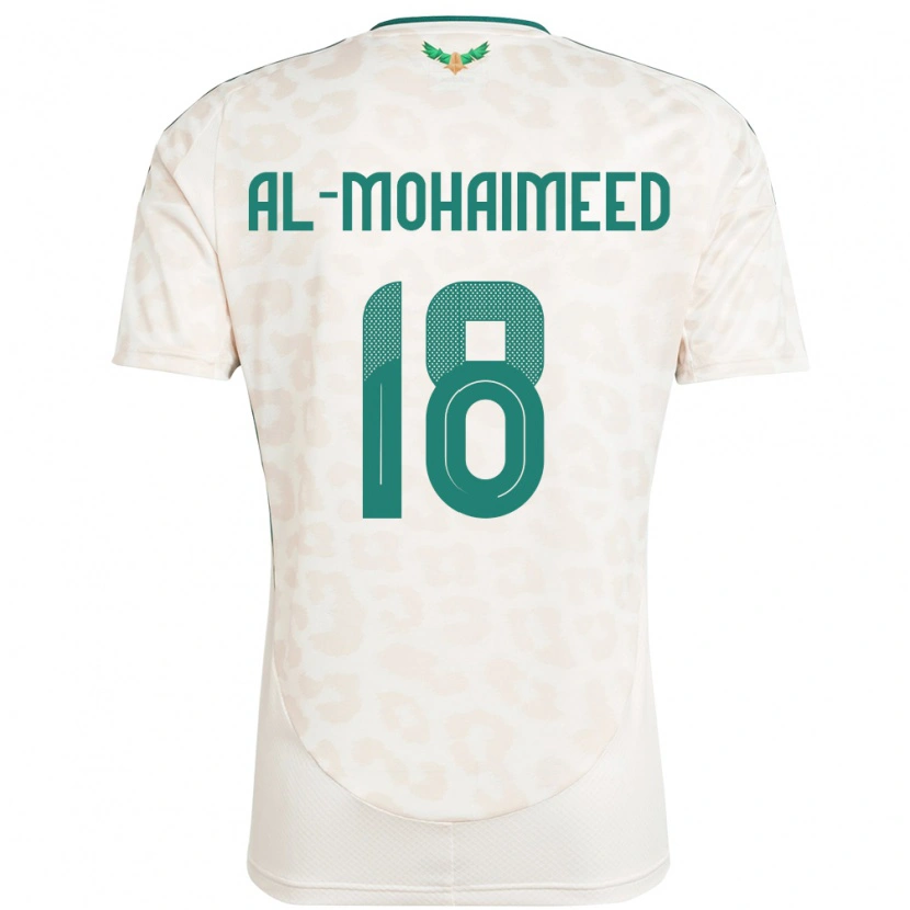 Danxen Barn Saudi-Arabien Samer Al Mohaimeed #18 Vit Bortatröja Matchtröjor 24-26 Tröjor T-Tröja