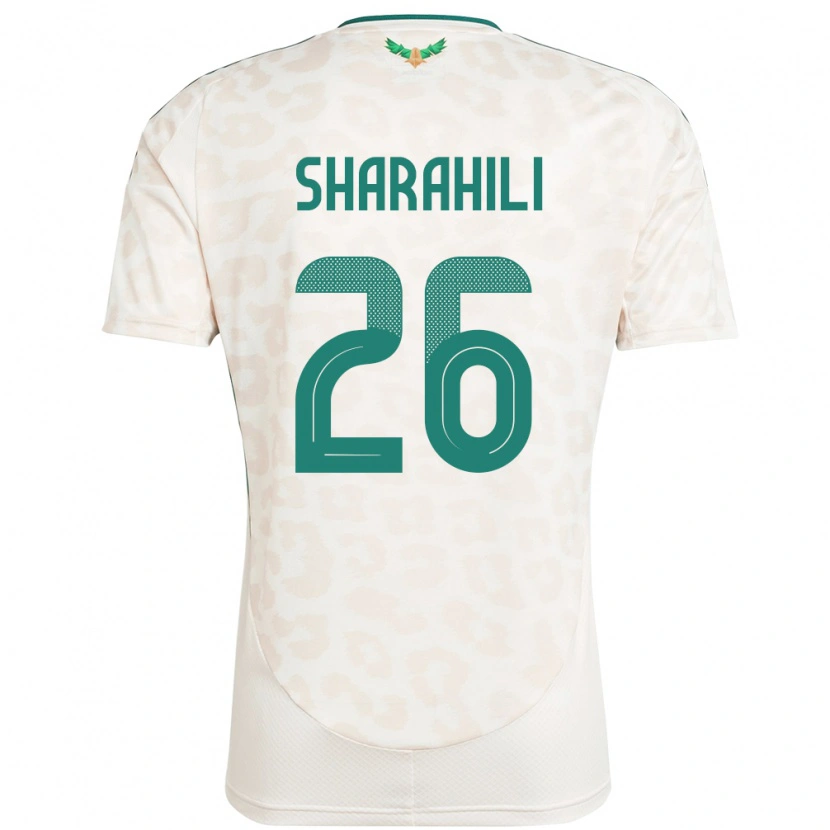 Danxen Barn Saudi-Arabien Riyadh Sharahili #26 Vit Bortatröja Matchtröjor 24-26 Tröjor T-Tröja