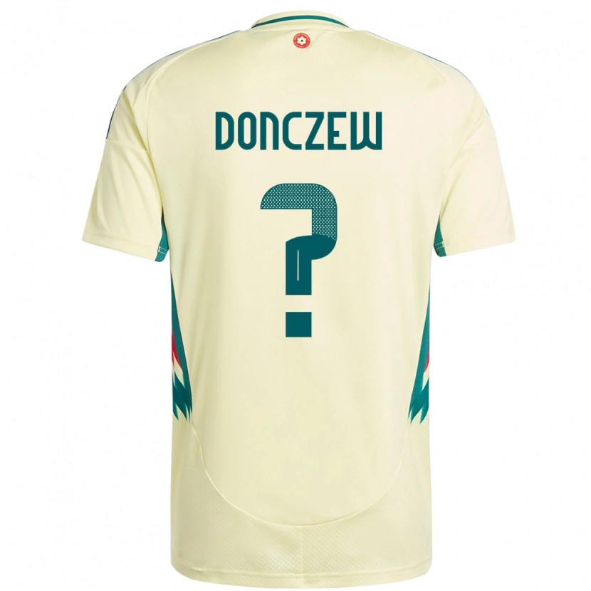 Danxen Barn Wales Axel Donczew #0 Beige Gul Bortatröja Matchtröjor 24-26 Tröjor T-Tröja