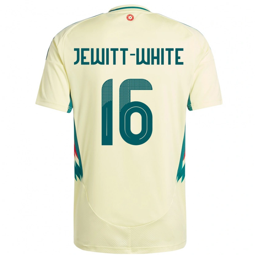 Danxen Barn Wales Harry Jewitt White #16 Beige Gul Bortatröja Matchtröjor 24-26 Tröjor T-Tröja