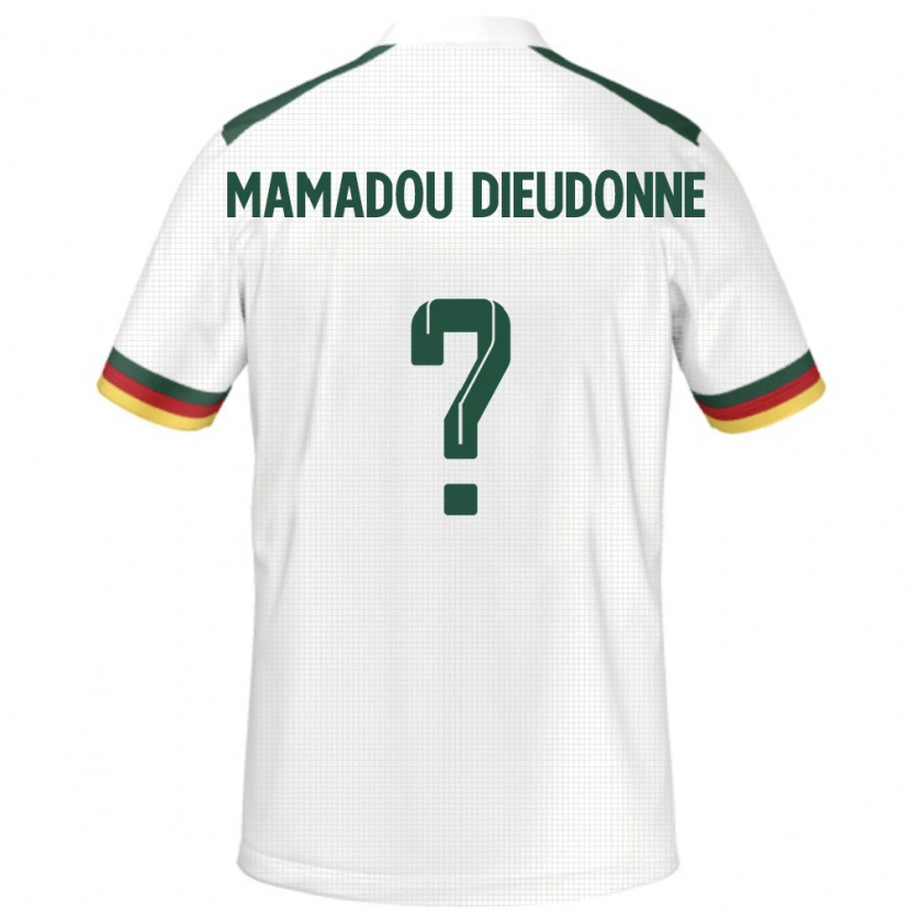 Danxen Barn Kamerun Malik Mamadou Dieudonne #0 Vit Bortatröja Matchtröjor 24-26 Tröjor T-Tröja
