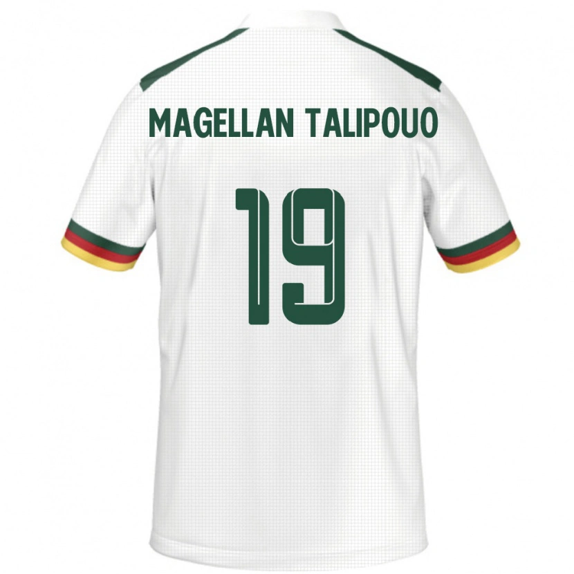 Danxen Barn Kamerun Ghane Magellan Talipouo #19 Vit Bortatröja Matchtröjor 24-26 Tröjor T-Tröja
