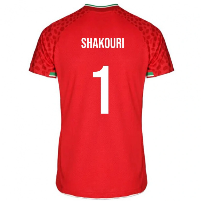 Danxen Barn Iran Arsha Shakouri #1 Röd Bortatröja Matchtröjor 24-26 Tröjor T-Tröja