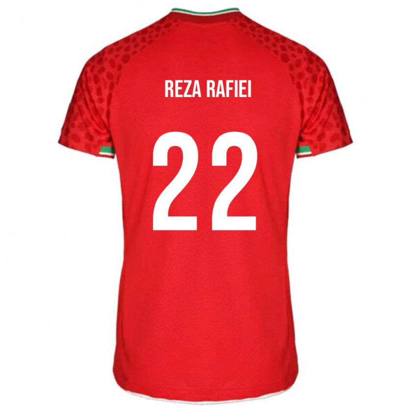 Danxen Barn Iran Amir Reza Rafiei #22 Röd Bortatröja Matchtröjor 24-26 Tröjor T-Tröja