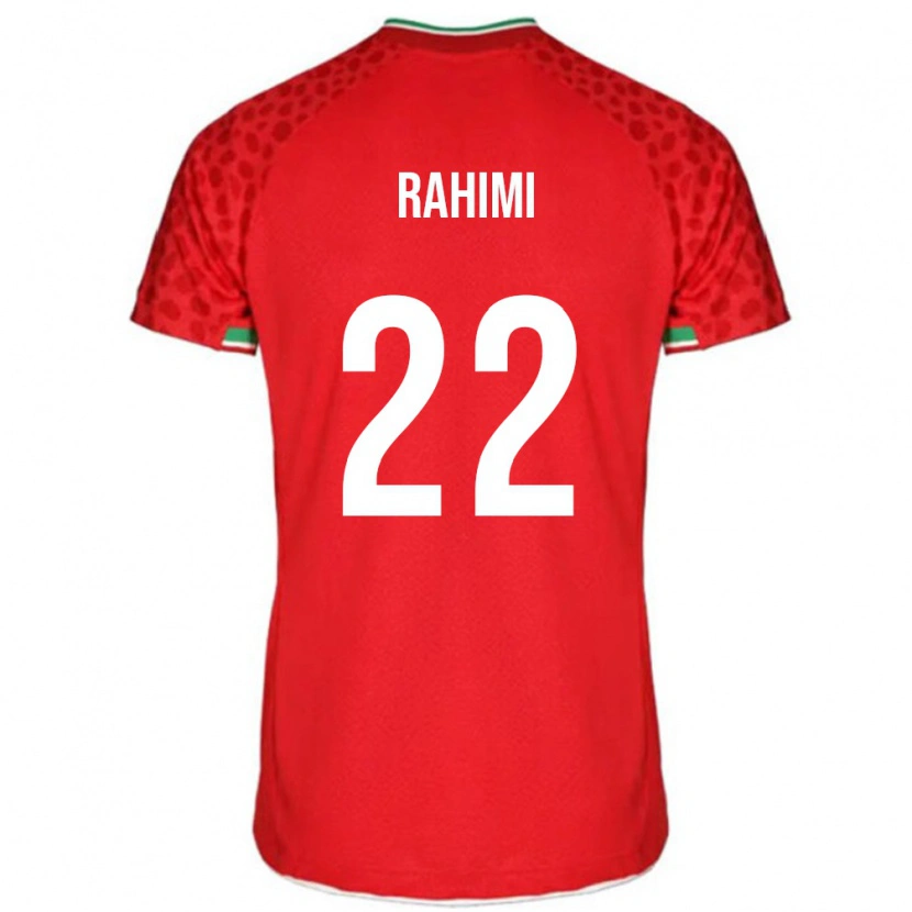 Danxen Barn Iran Farzad Rahimi #22 Röd Bortatröja Matchtröjor 24-26 Tröjor T-Tröja