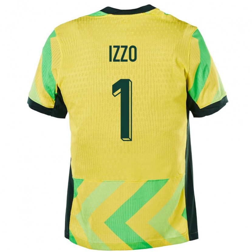 Danxen Män Australien Paul Izzo #1 Gyllene Hemmatröja Matchtröjor 24-26 Tröjor T-Tröja
