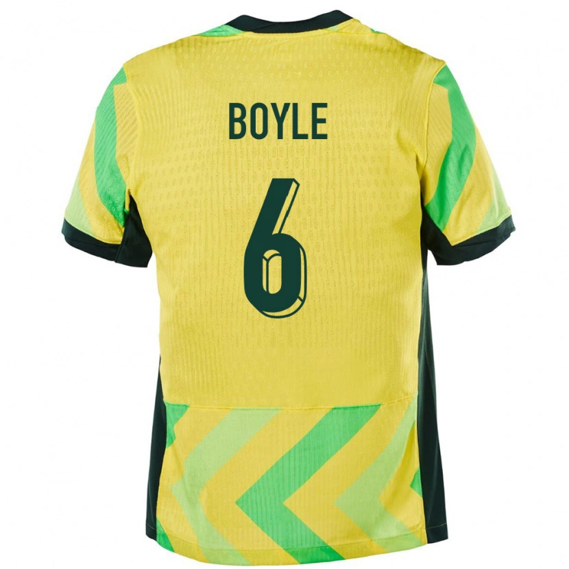 Danxen Män Australien Martin Boyle #6 Gyllene Hemmatröja Matchtröjor 24-26 Tröjor T-Tröja