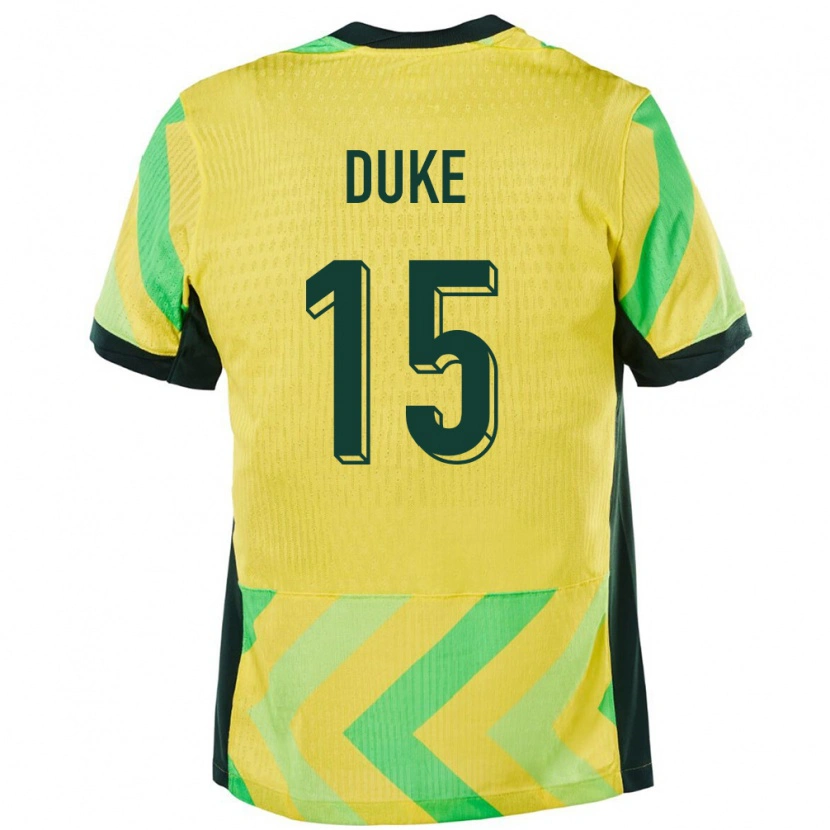 Danxen Män Australien Mitchell Duke #15 Gyllene Hemmatröja Matchtröjor 24-26 Tröjor T-Tröja