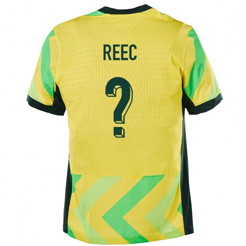 Danxen Män Australien Jing Reec #0 Gyllene Hemmatröja Matchtröjor 24-26 Tröjor T-Tröja