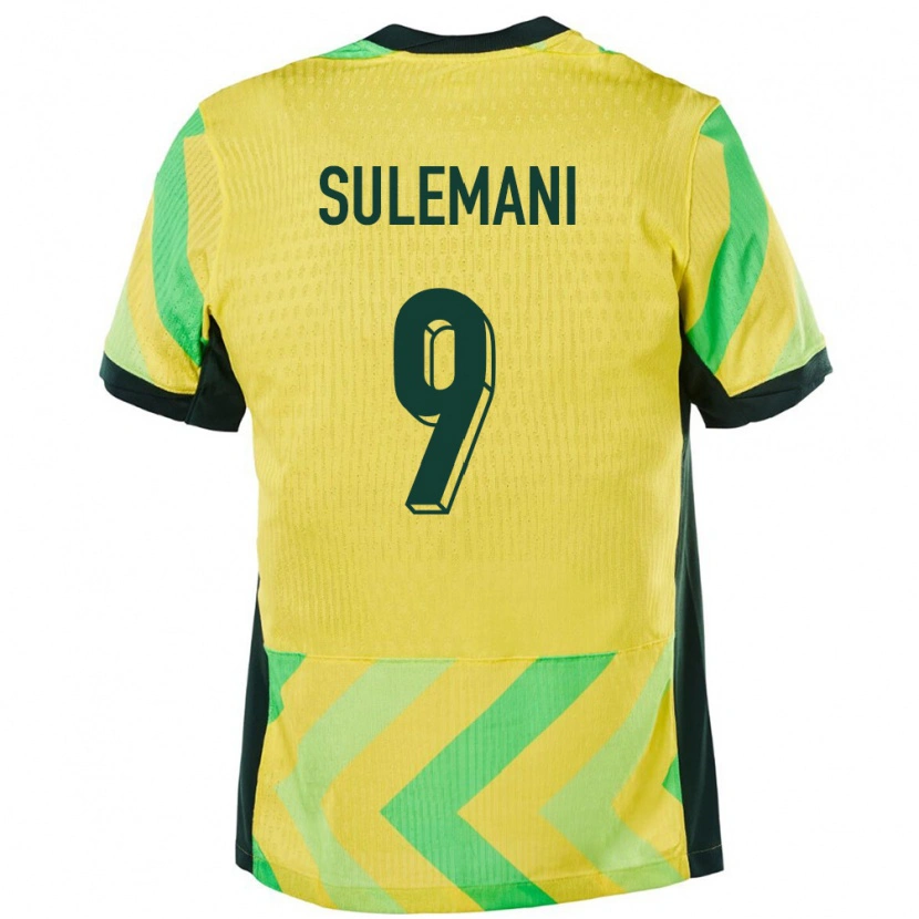 Danxen Män Australien Arion Sulemani #9 Gyllene Hemmatröja Matchtröjor 24-26 Tröjor T-Tröja