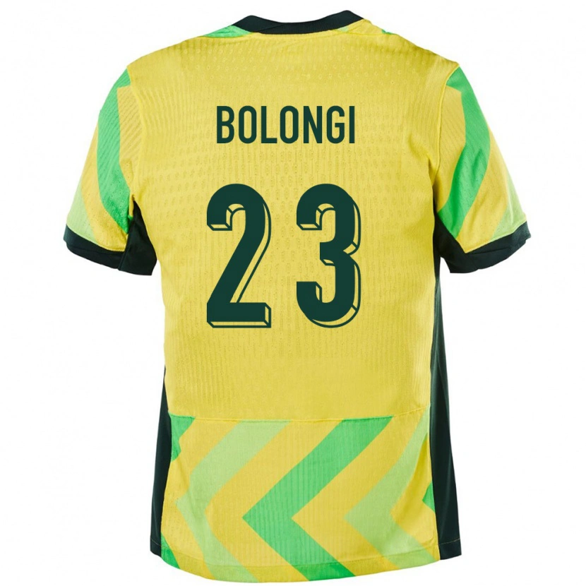 Danxen Män Australien David Bolongi #23 Gyllene Hemmatröja Matchtröjor 24-26 Tröjor T-Tröja