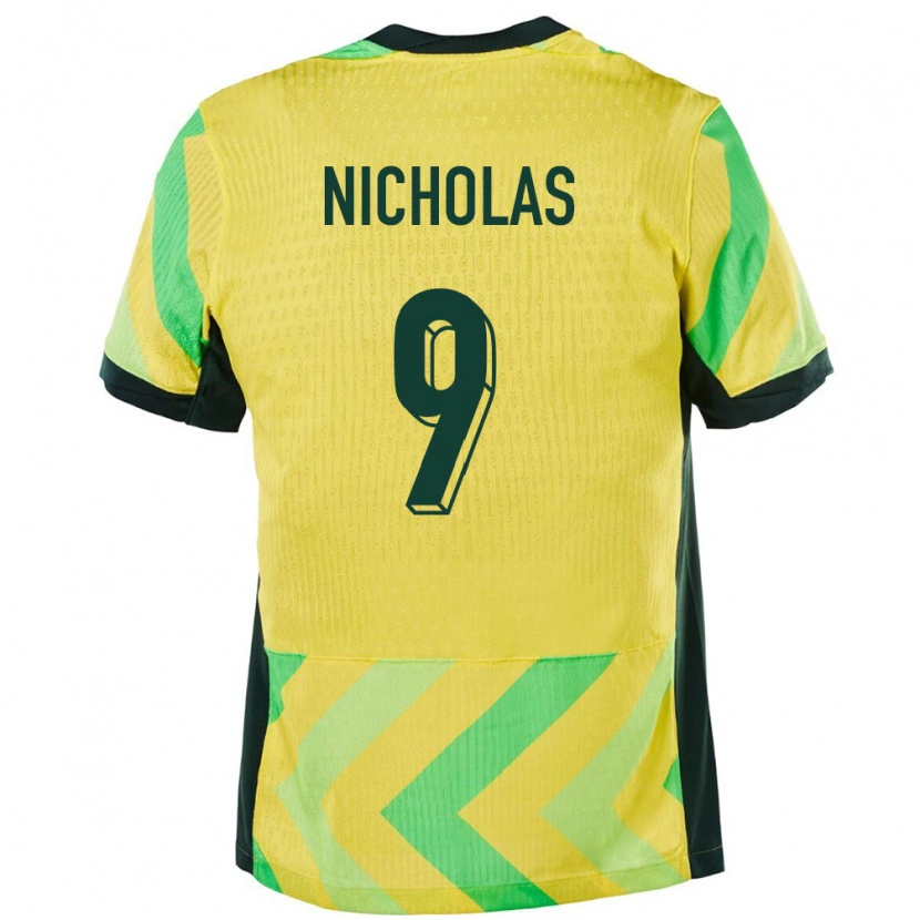 Danxen Män Australien Nicholas Dagostino #9 Gyllene Hemmatröja Matchtröjor 24-26 Tröjor T-Tröja