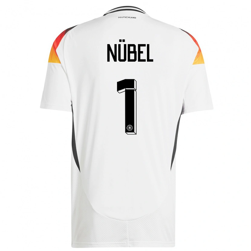 Danxen Män Tyskland Alexander Nübel #1 Vit Hemmatröja Matchtröjor 24-26 Tröjor T-Tröja