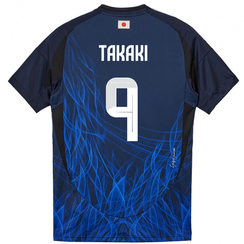 Danxen Män Japan Eito Takaki #9 Mörkblå Hemmatröja Matchtröjor 24-26 Tröjor T-Tröja