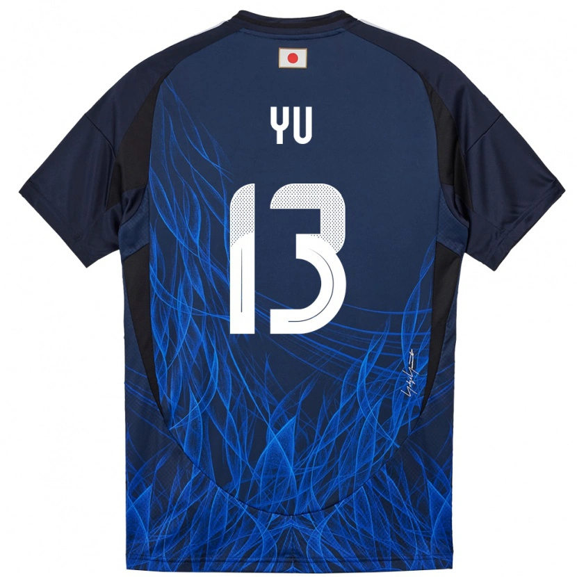 Danxen Män Japan Yu Hirakawa #13 Mörkblå Hemmatröja Matchtröjor 24-26 Tröjor T-Tröja