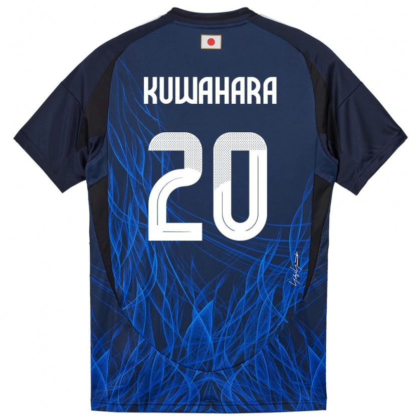 Danxen Män Japan Rikuto Kuwahara #20 Mörkblå Hemmatröja Matchtröjor 24-26 Tröjor T-Tröja