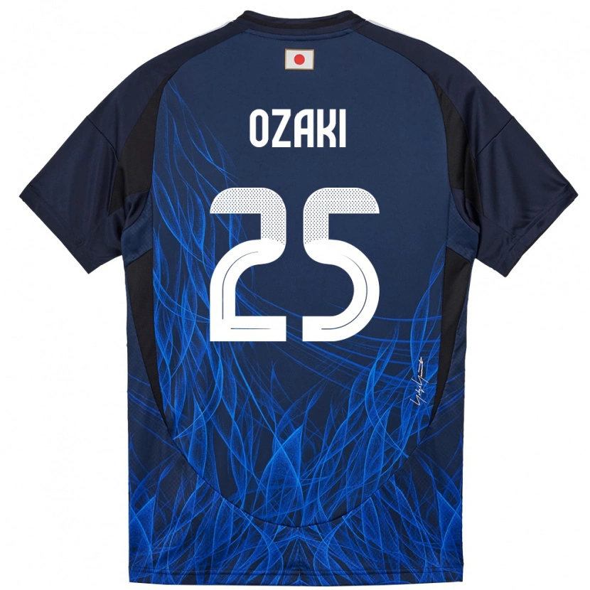 Danxen Män Japan Kairu Ozaki #25 Mörkblå Hemmatröja Matchtröjor 24-26 Tröjor T-Tröja