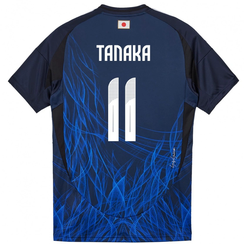 Danxen Män Japan Mina Tanaka #11 Mörkblå Hemmatröja Matchtröjor 24-26 Tröjor T-Tröja