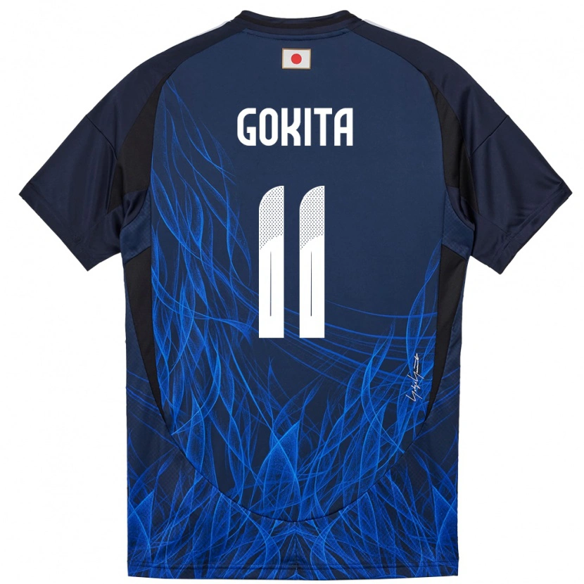 Danxen Män Japan Kishin Gokita #11 Mörkblå Hemmatröja Matchtröjor 24-26 Tröjor T-Tröja