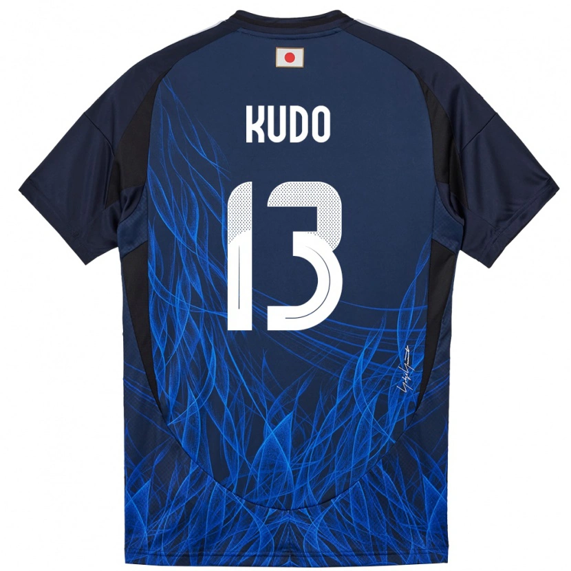 Danxen Män Japan Kota Kudo #13 Mörkblå Hemmatröja Matchtröjor 24-26 Tröjor T-Tröja