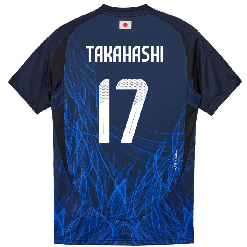 Danxen Män Japan Hana Takahashi #17 Mörkblå Hemmatröja Matchtröjor 24-26 Tröjor T-Tröja