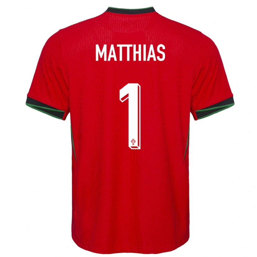 Danxen Män Portugal Matthias Da Silva #1 Röd Hemmatröja Matchtröjor 24-26 Tröjor T-Tröja