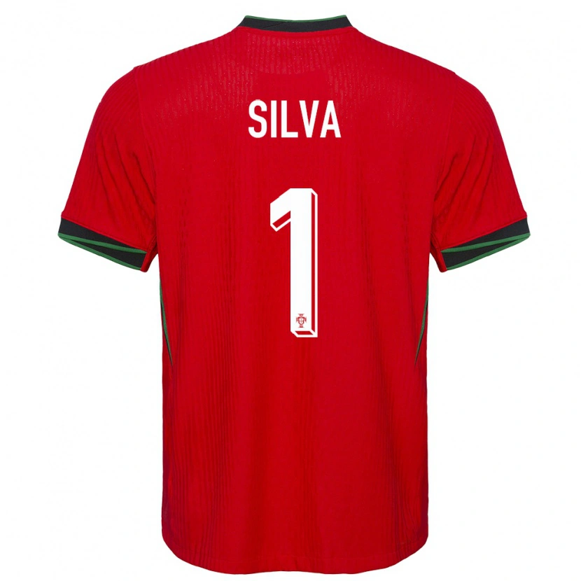 Danxen Män Portugal Dinis Silva #1 Röd Hemmatröja Matchtröjor 24-26 Tröjor T-Tröja