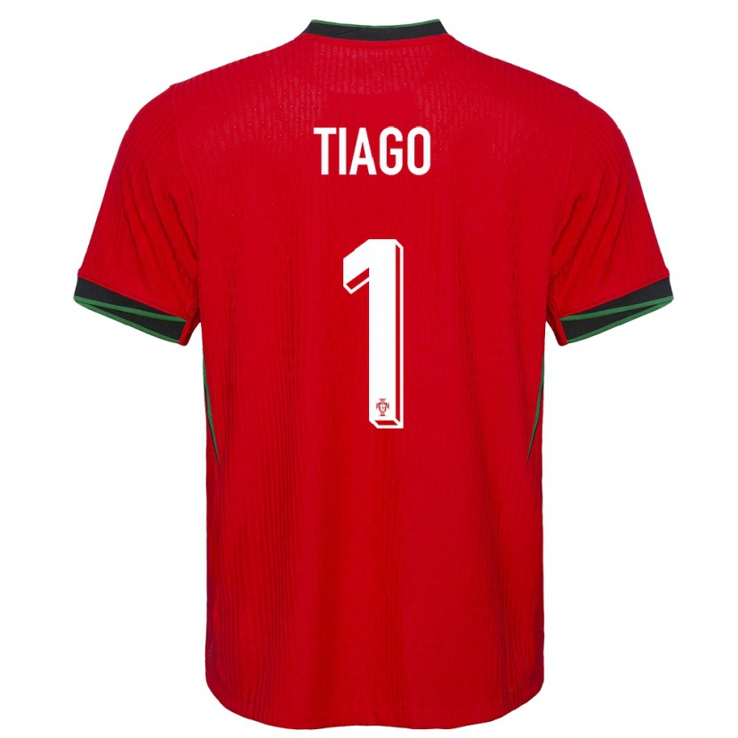 Danxen Män Portugal Tiago Ferreira #1 Röd Hemmatröja Matchtröjor 24-26 Tröjor T-Tröja