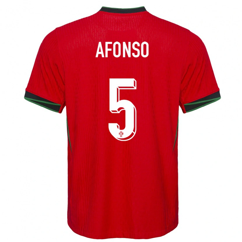 Danxen Män Portugal Zé Afonso #5 Röd Hemmatröja Matchtröjor 24-26 Tröjor T-Tröja
