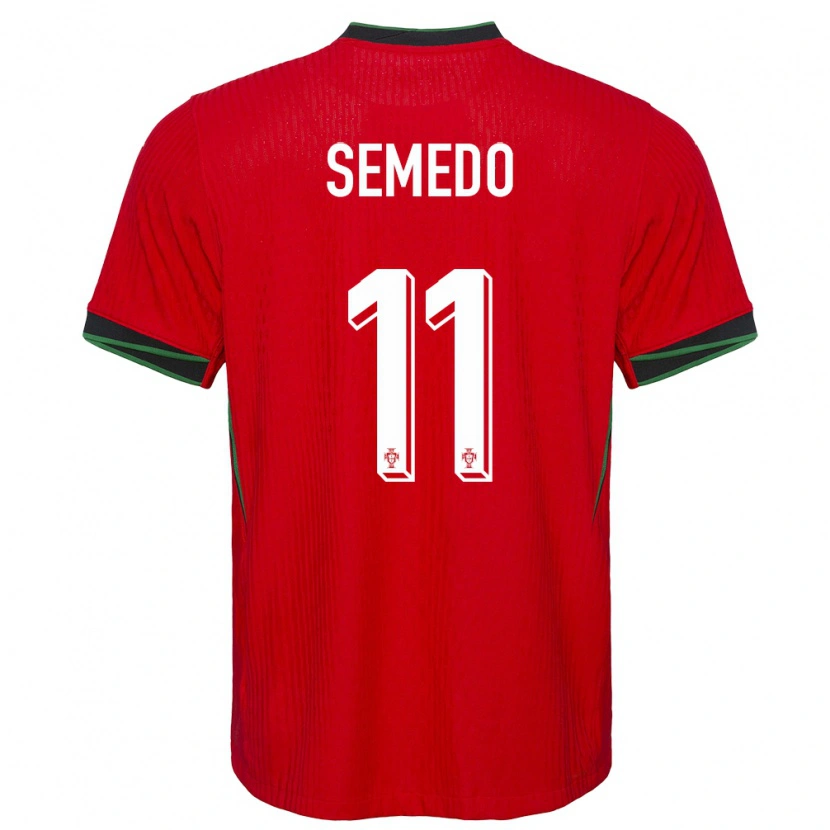 Danxen Män Portugal Vivaldo Semedo #11 Röd Hemmatröja Matchtröjor 24-26 Tröjor T-Tröja