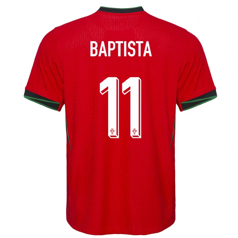 Danxen Män Portugal Brandão Baptista #11 Röd Hemmatröja Matchtröjor 24-26 Tröjor T-Tröja