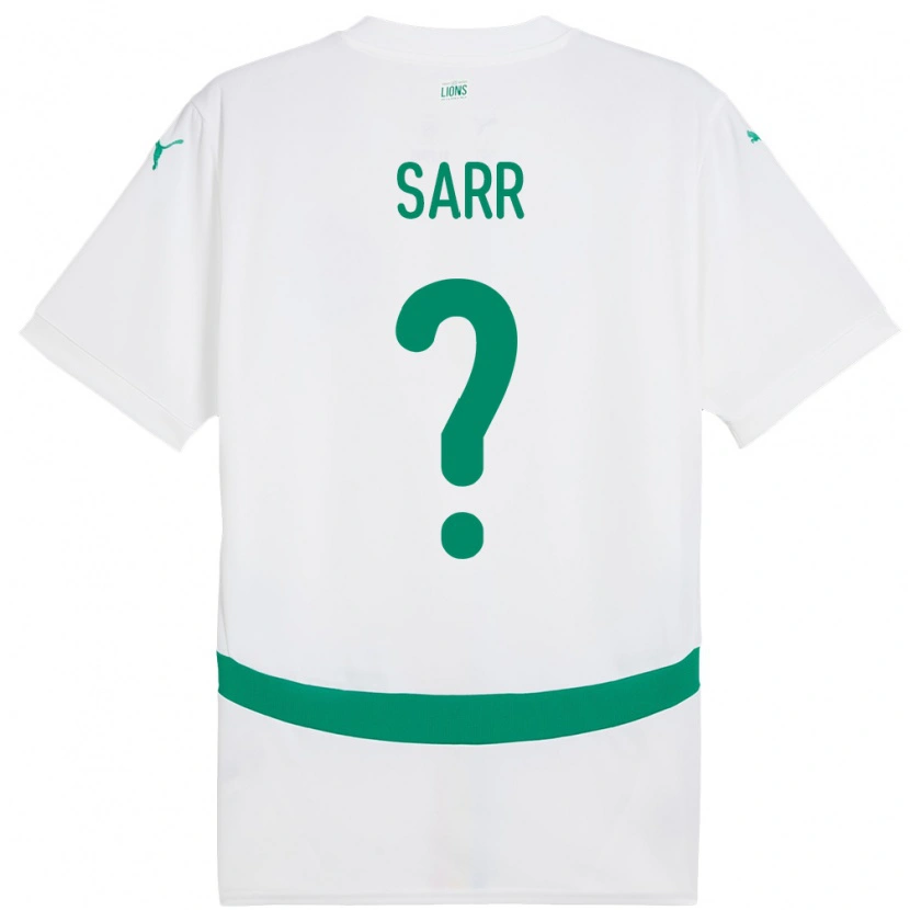 Danxen Män Senegal Assane Sarr #0 Vit Hemmatröja Matchtröjor 24-26 Tröjor T-Tröja