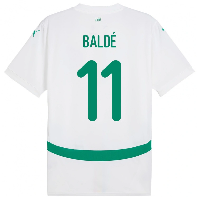 Danxen Män Senegal Haby Balde #11 Vit Hemmatröja Matchtröjor 24-26 Tröjor T-Tröja