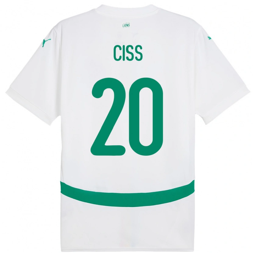 Danxen Män Senegal Amadou Ciss #20 Vit Hemmatröja Matchtröjor 24-26 Tröjor T-Tröja