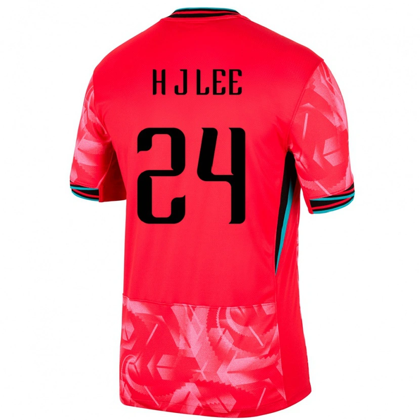 Danxen Män Sydkorea Ji-Han Lee #24 Röd Hemmatröja Matchtröjor 24-26 Tröjor T-Tröja