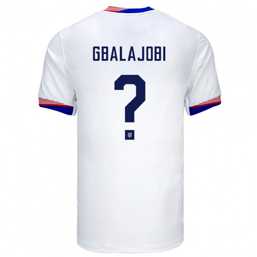 Danxen Män Usa Olatimoni Gbalajobi #0 Vit Hemmatröja Matchtröjor 24-26 Tröjor T-Tröja