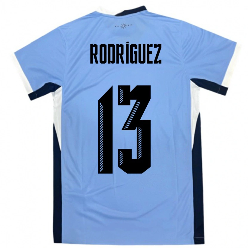 Danxen Män Uruguay Agustin Rodriguez #13 Vit Svart Hemmatröja Matchtröjor 24-26 Tröjor T-Tröja