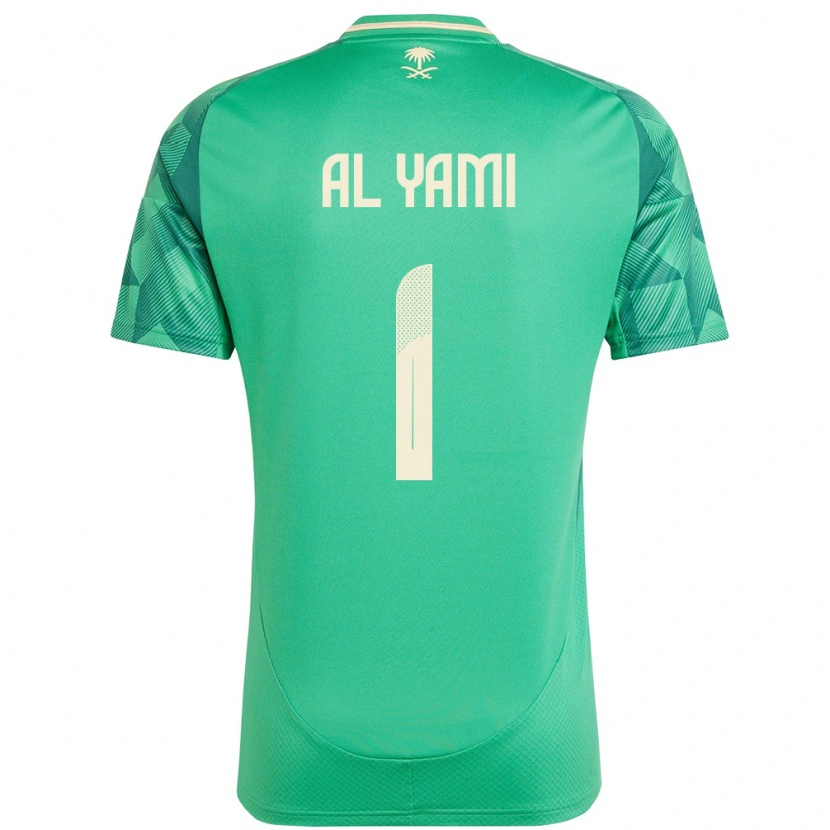 Danxen Män Saudi-Arabien Mohammed Al-Yami #1 Grön Hemmatröja Matchtröjor 24-26 Tröjor T-Tröja