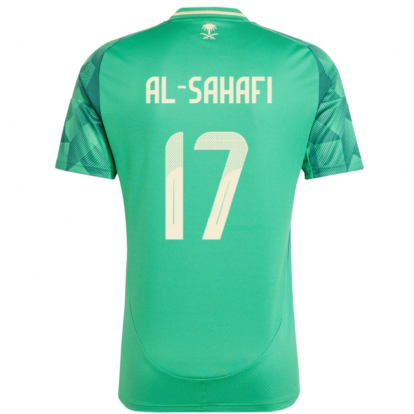 Danxen Män Saudi-Arabien Marwan Al-Sahafi #17 Grön Hemmatröja Matchtröjor 24-26 Tröjor T-Tröja