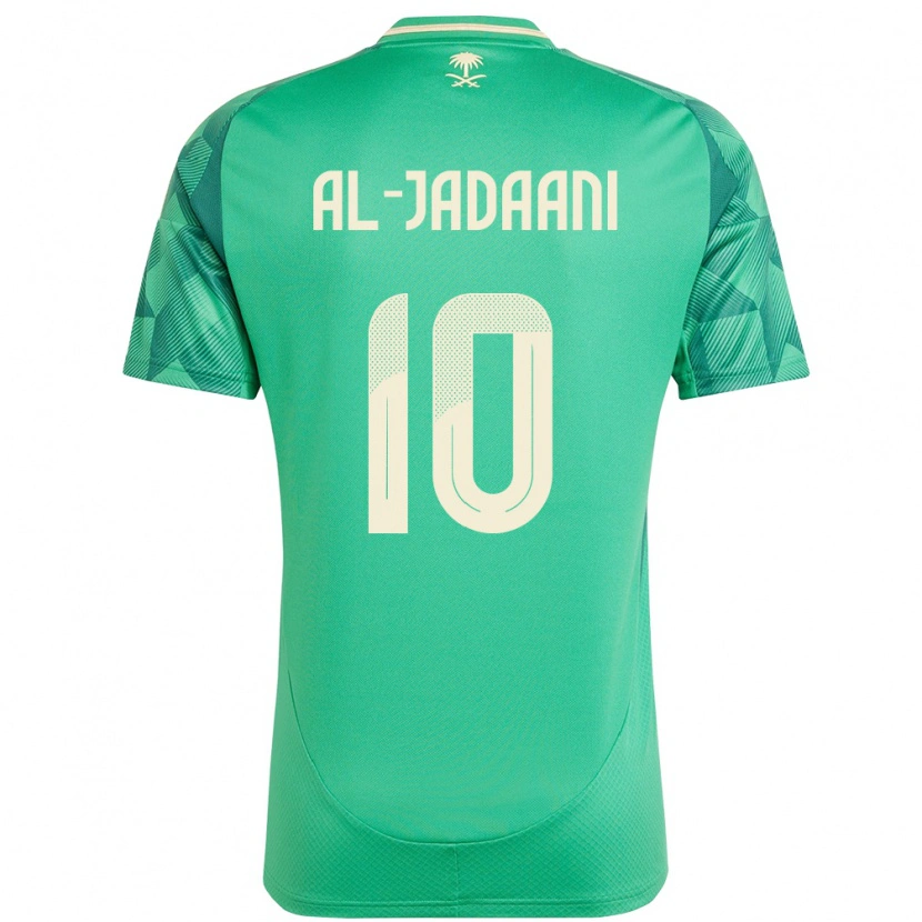 Danxen Män Saudi-Arabien Nawaf Al-Jadaani #10 Grön Hemmatröja Matchtröjor 24-26 Tröjor T-Tröja