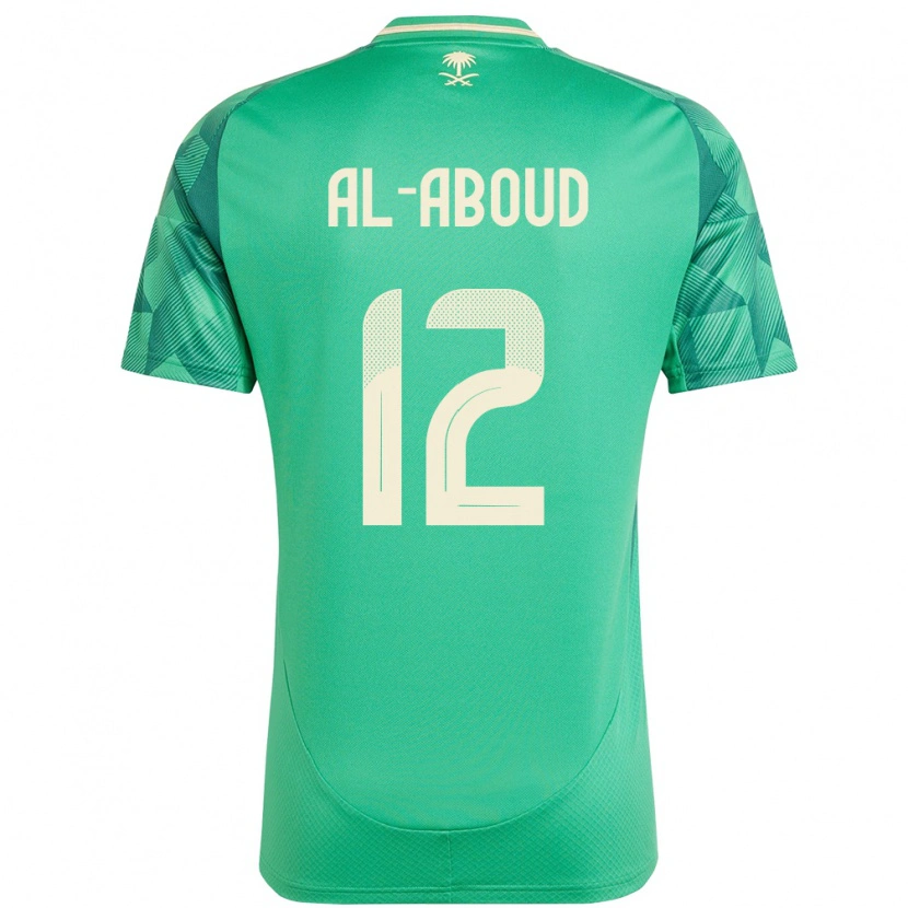 Danxen Män Saudi-Arabien Mehdi Al-Aboud #12 Grön Hemmatröja Matchtröjor 24-26 Tröjor T-Tröja