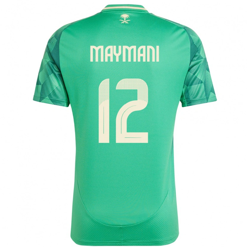 Danxen Män Saudi-Arabien Ammar Maymani #12 Grön Hemmatröja Matchtröjor 24-26 Tröjor T-Tröja