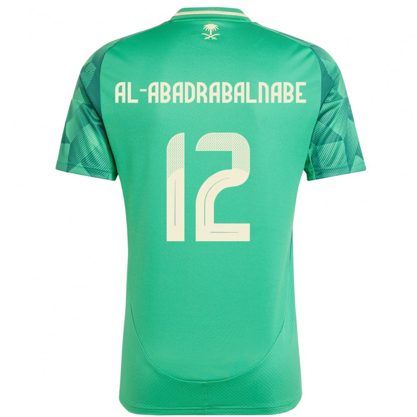 Danxen Män Saudi-Arabien Ahmed Musallam Al-Abadrabalnabe #12 Grön Hemmatröja Matchtröjor 24-26 Tröjor T-Tröja