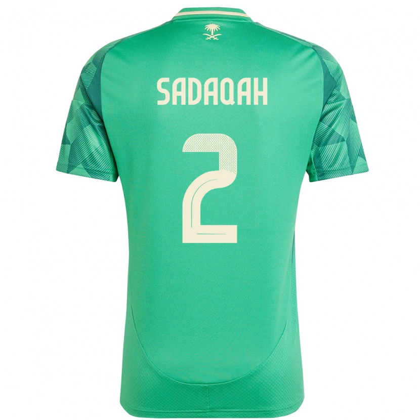 Danxen Män Saudi-Arabien Bayan Sadaqah #2 Grön Hemmatröja Matchtröjor 24-26 Tröjor T-Tröja